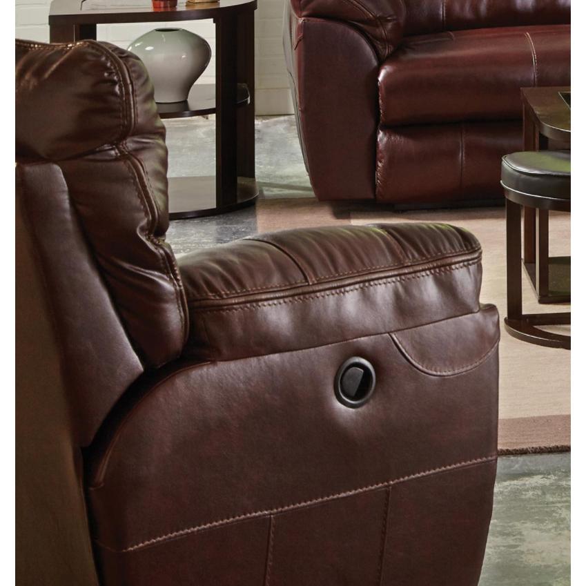  Catnapper Milan Leather Recliner 4340-7 1283-19/3083-19 IMAGE 2