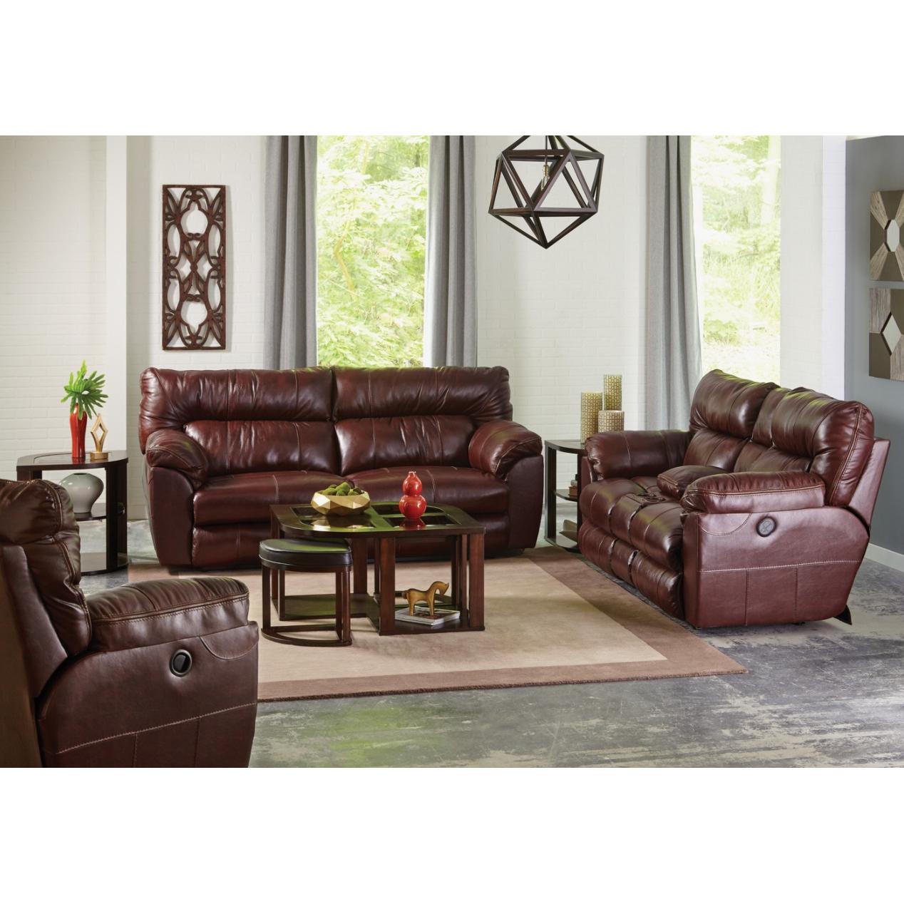  Catnapper Milan Leather Recliner 4340-7 1283-19/3083-19 IMAGE 3