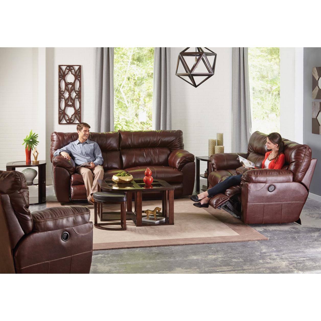  Catnapper Milan Leather Recliner 4340-7 1283-19/3083-19 IMAGE 4