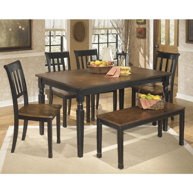Signature Design by Ashley Owingsville D580 8 pc Dining Set IMAGE 1