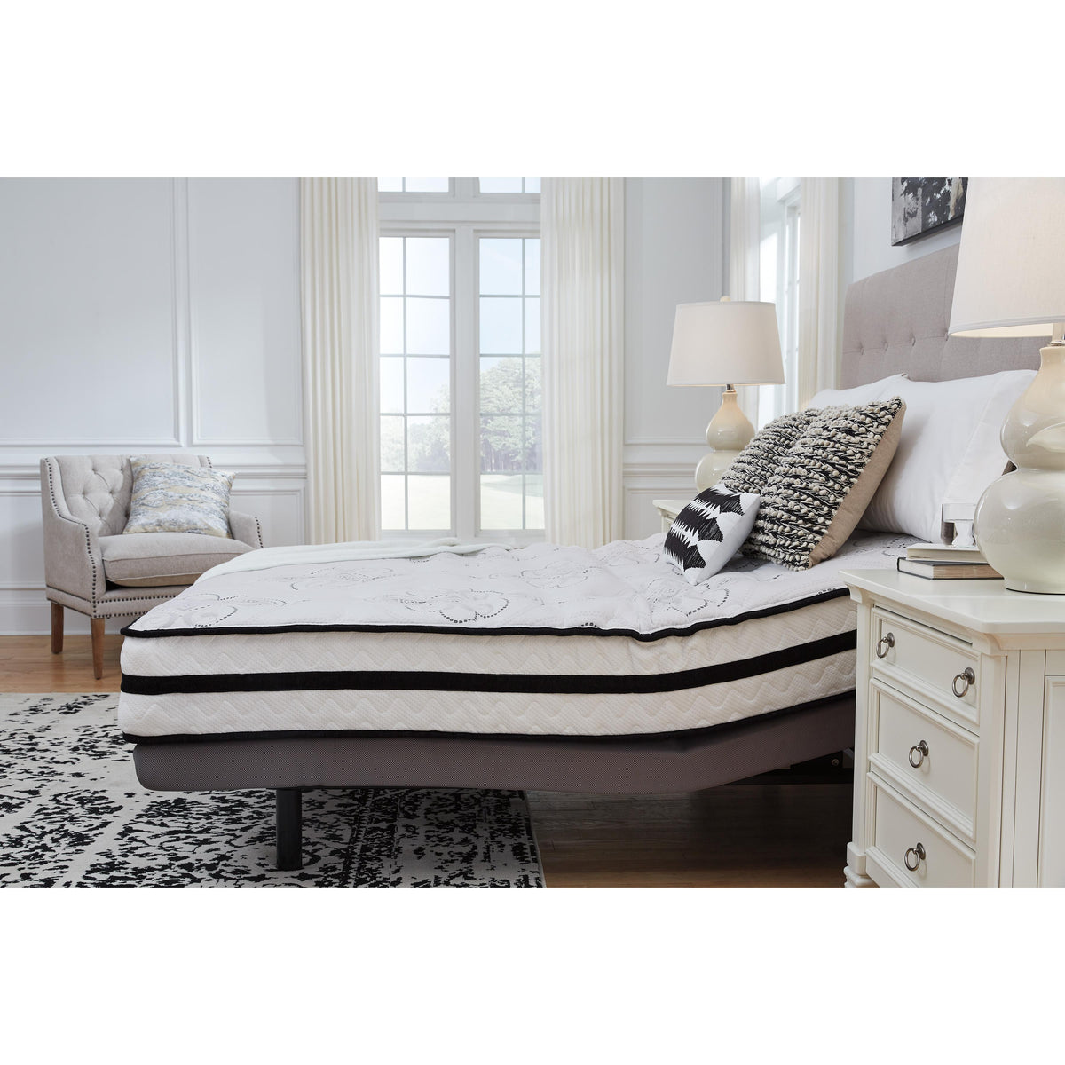  Sierra Sleep Chime 10 Inch Hybrid M69651 California King Mattress IMAGE 11