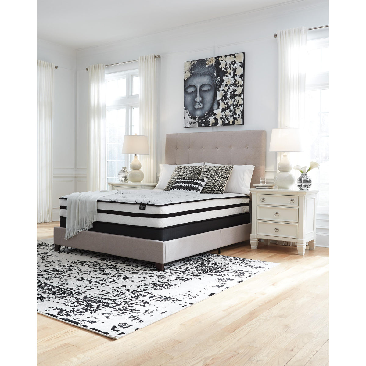  Sierra Sleep Chime 10 Inch Hybrid M69651 California King Mattress IMAGE 3