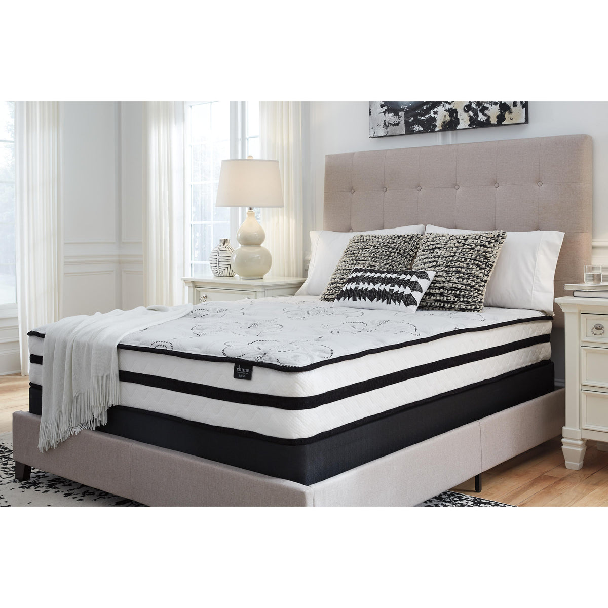  Sierra Sleep Chime 10 Inch Hybrid M69651 California King Mattress IMAGE 6