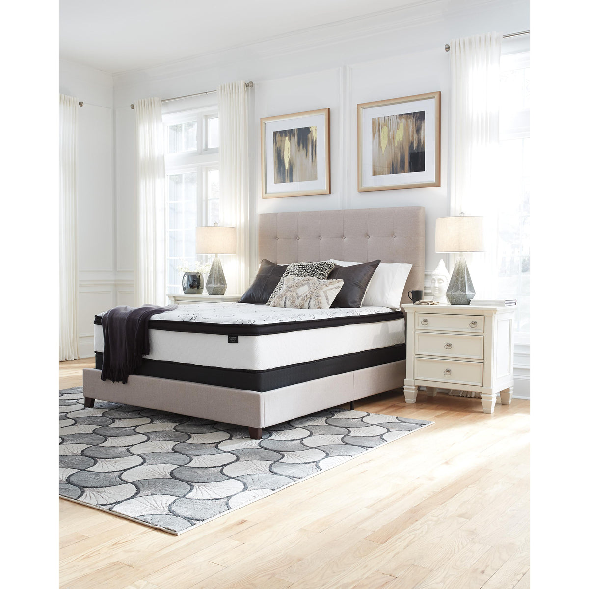  Sierra Sleep Chime 12 Inch Hybrid M69721 Full Mattress IMAGE 7