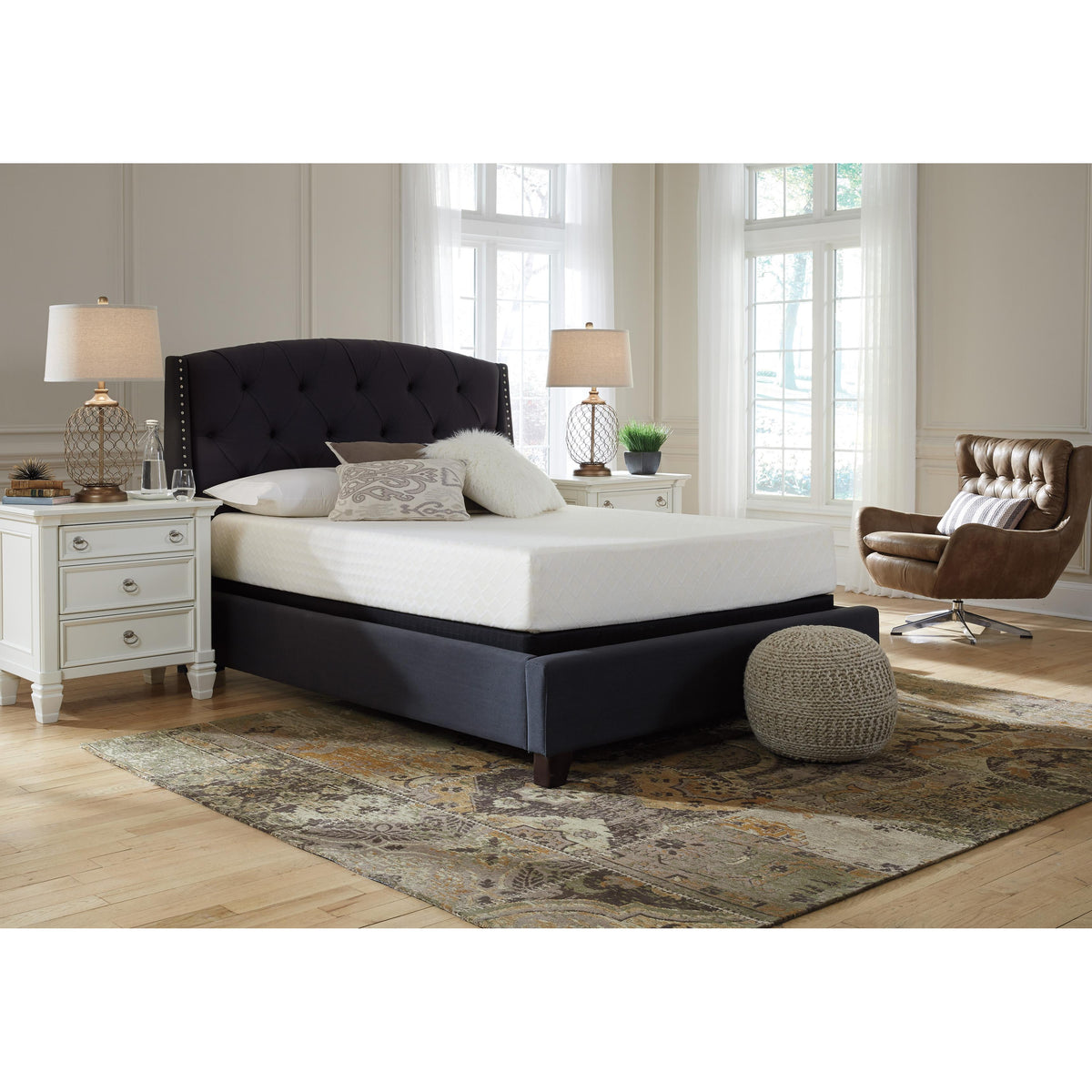  Sierra Sleep 10 Inch Chime Memory Foam M69931 Queen Mattress IMAGE 5