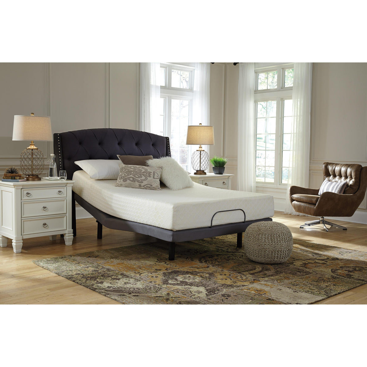  Sierra Sleep 10 Inch Chime Memory Foam M69951 California King Mattress IMAGE 12
