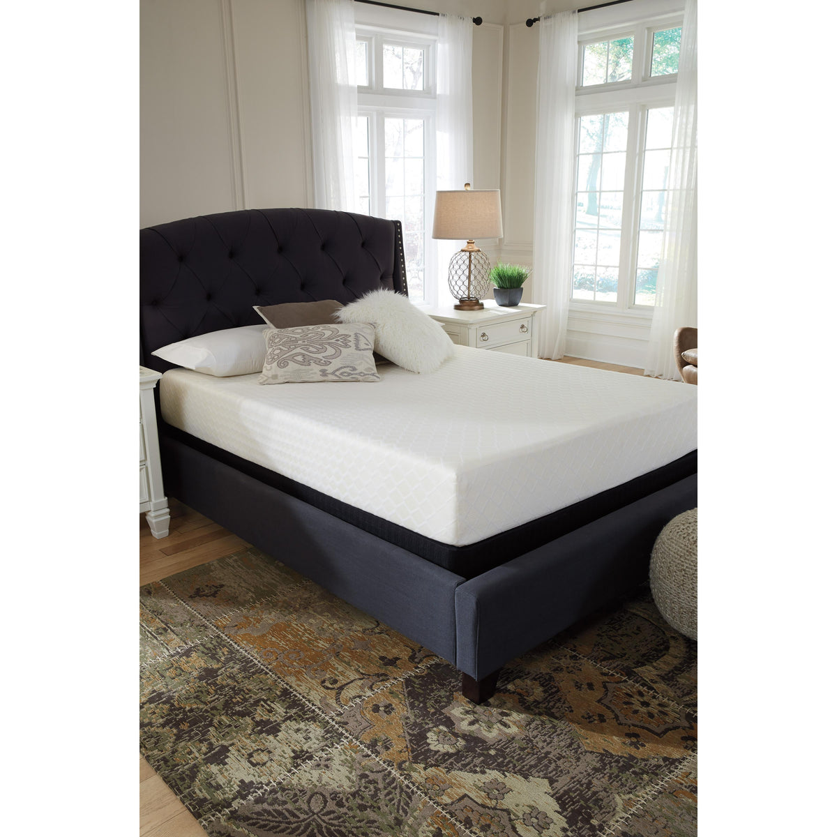  Sierra Sleep 10 Inch Chime Memory Foam M69951 California King Mattress IMAGE 7