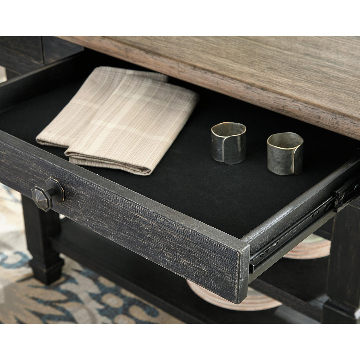  Signature Design by Ashley Tyler Creek Dining Table D736-25 IMAGE 2