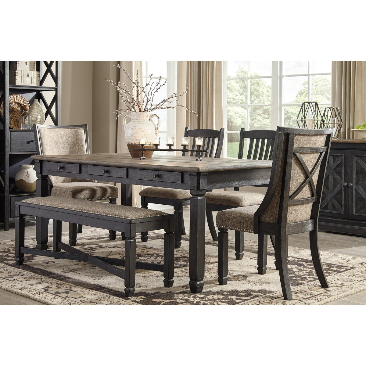  Signature Design by Ashley Tyler Creek Dining Table D736-25 IMAGE 4