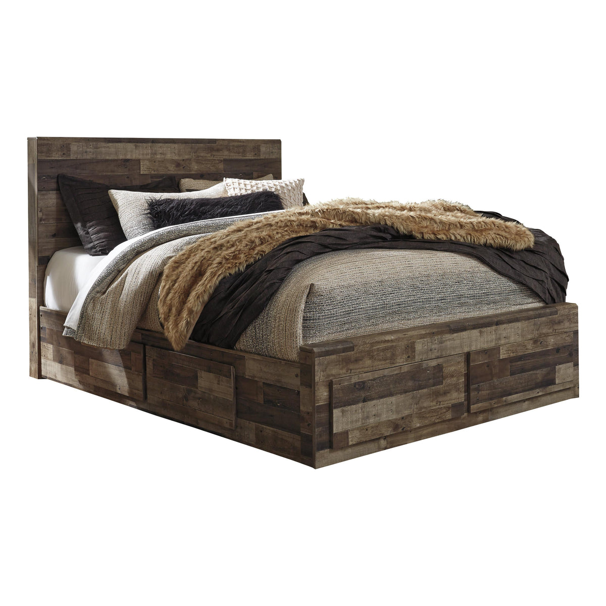  Benchcraft Derekson Queen Panel Bed with Storage B200-57/B200-54S/B200-60/B200-60/B100-13 IMAGE 1
