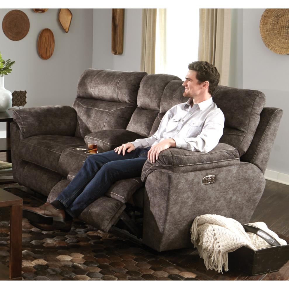 Catnapper Sedona Power Reclining Fabric Loveseat with Console 62229 2793-28 IMAGE 1