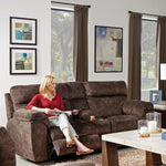 Catnapper Sedona Power Reclining Fabric Loveseat with Console 762229 2793-29 IMAGE 1