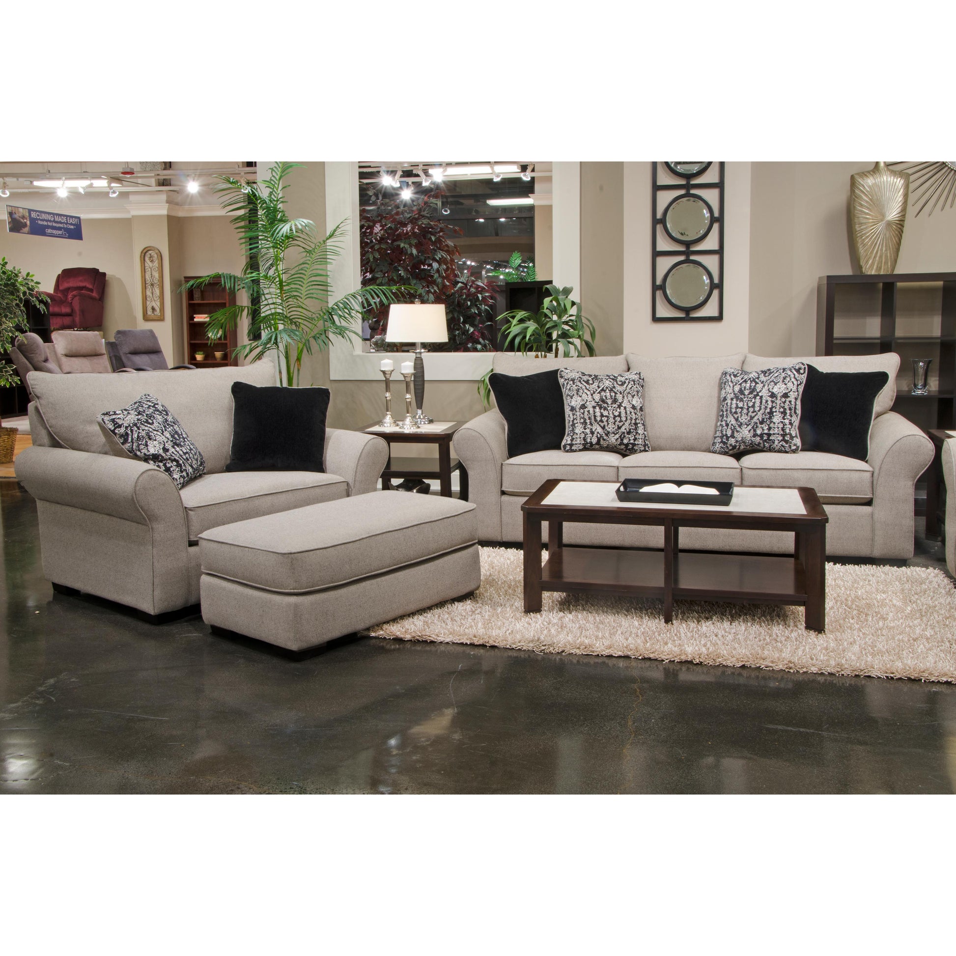 Jackson Furniture Maddox Fabric Ottoman 4152-10 1631-28 IMAGE 5