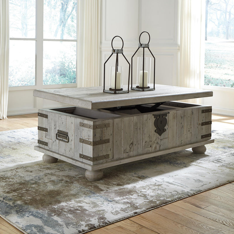 Signature Design by Ashley Carynhurst Lift Top Coctail Table T757-9 IMAGE 4