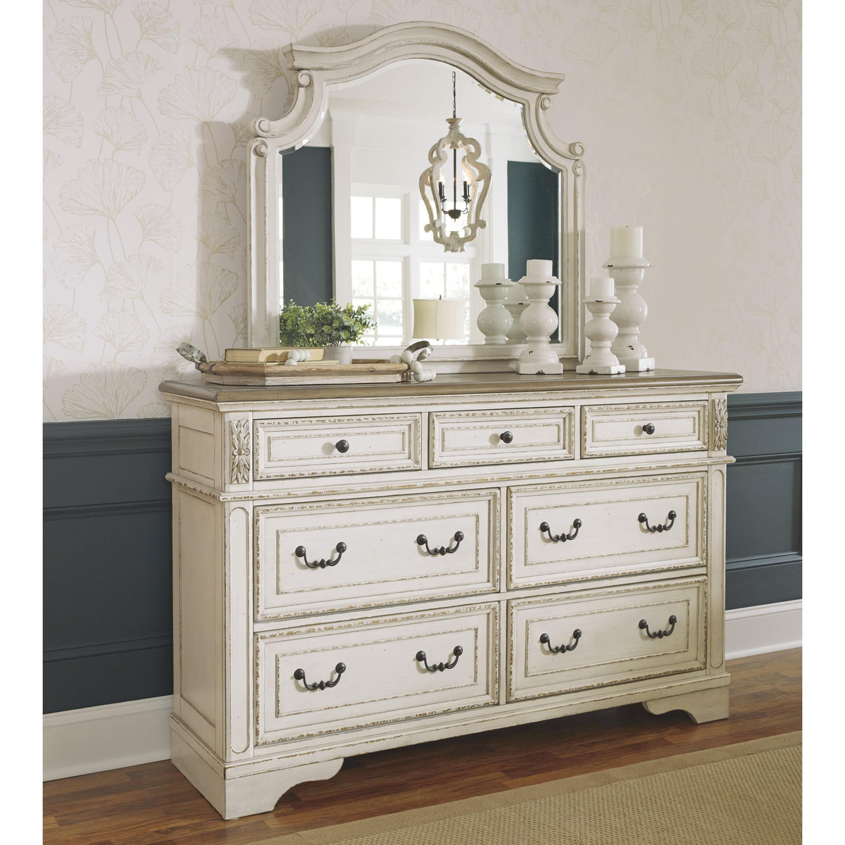  Signature Design by Ashley Realyn Dresser Mirror B743-36 IMAGE 2