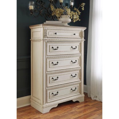  Signature Design by Ashley Realyn 5-Drawer Chest B743-46 IMAGE 4