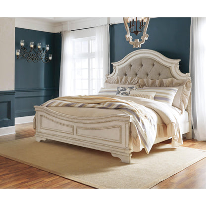  Signature Design by Ashley Realyn Queen Upholstered Panel Bed B743-57/B743-54/B743-96 IMAGE 2