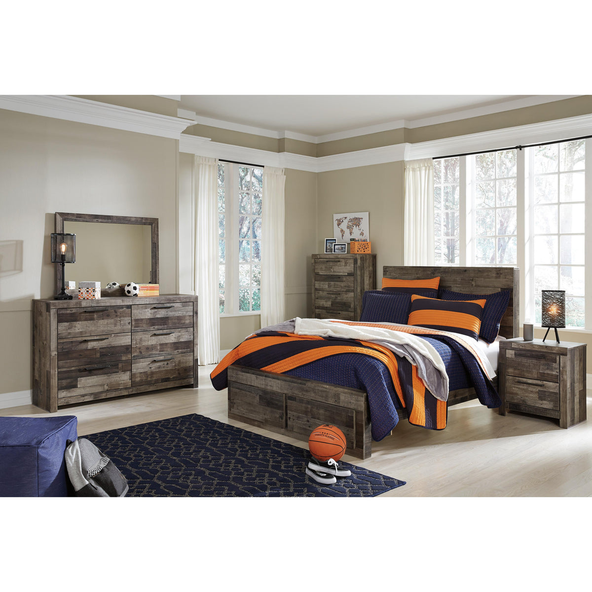  Benchcraft Derekson B200-87 Full Panel Headboard IMAGE 10
