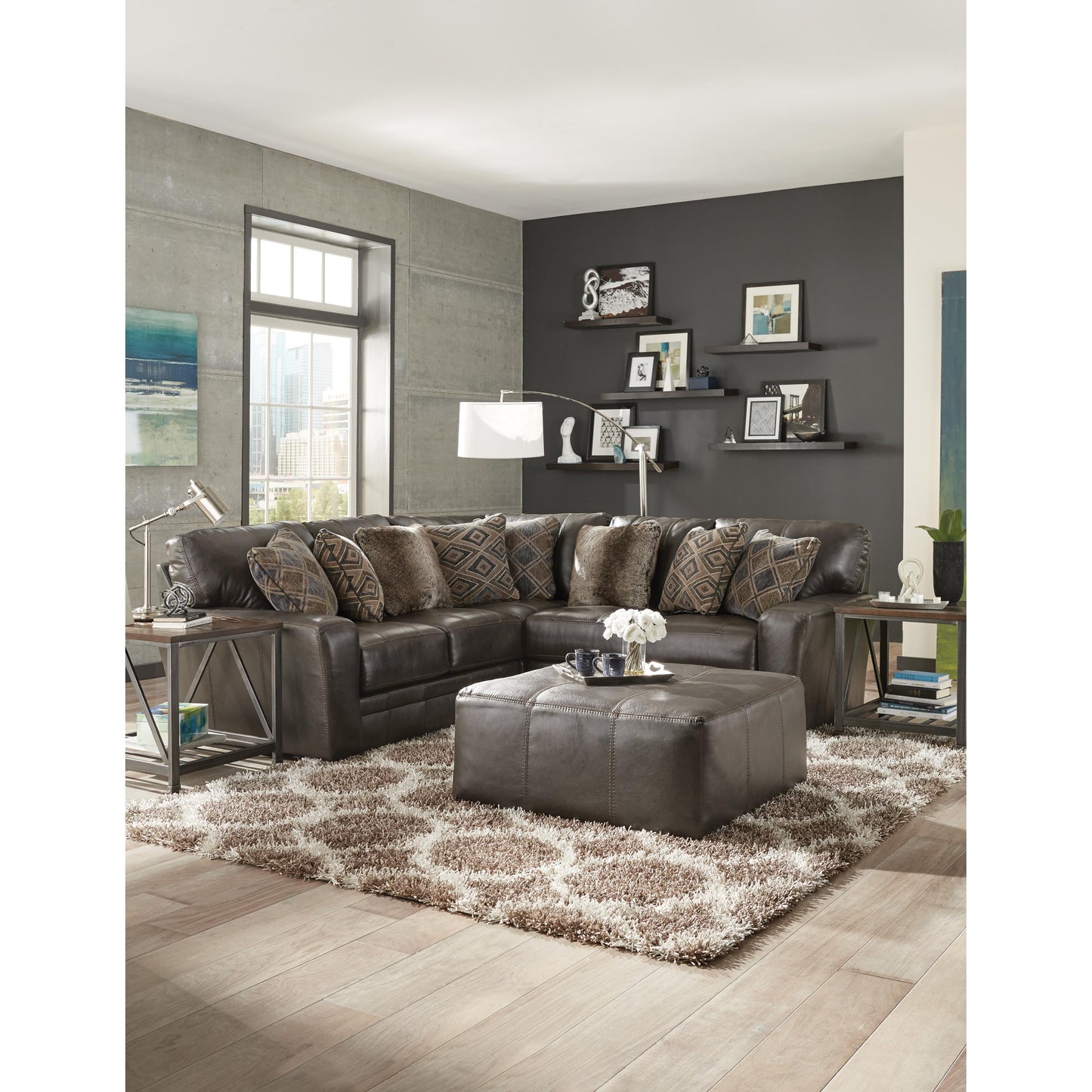  Jackson Furniture Denali Leather Match 3 pc Sectional 4378-46 1283-28/3083-28|4378-59 1283-28/3083-28|4378-42 1283-28/3083-28 IMAGE 2