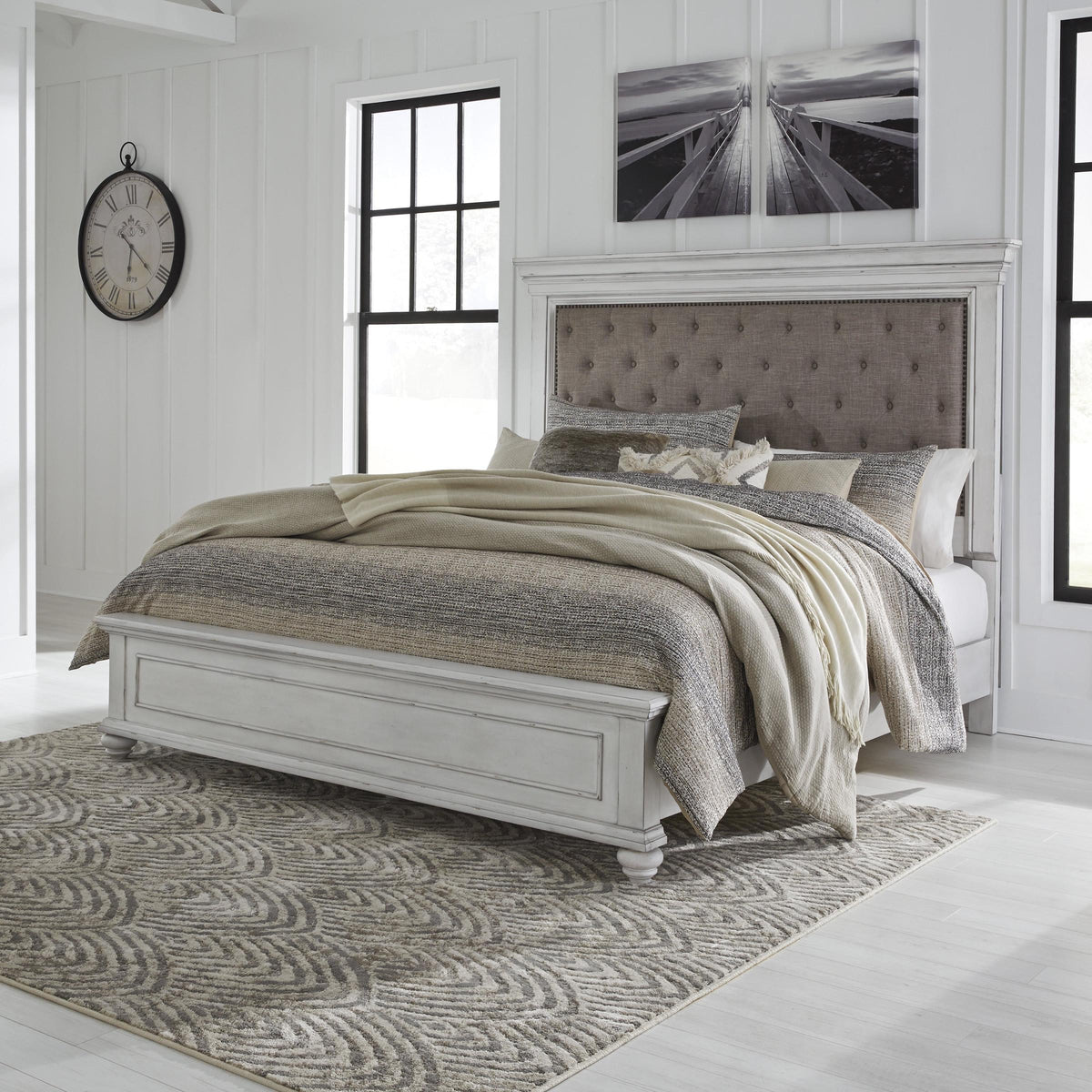  Benchcraft Kanwyn Queen Panel Bed B777-157/B777-54/B777-96 IMAGE 4