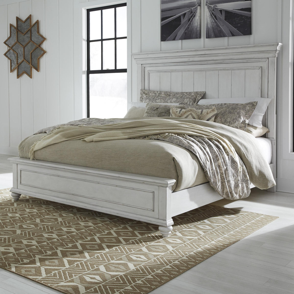  Benchcraft Kanwyn California King Panel Bed B777-58/B777-56/B777-94 IMAGE 4