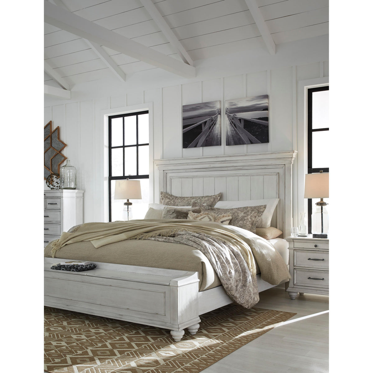  Benchcraft Kanwyn California King Panel Bed with Storage B777-58/B777-56S/B777-94 IMAGE 9