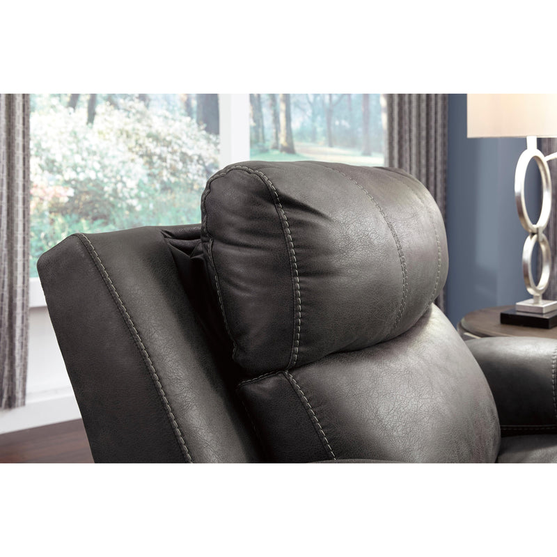 Signature Design by Ashley Erlangen Power Leather Look Recliner 3000413 IMAGE 6