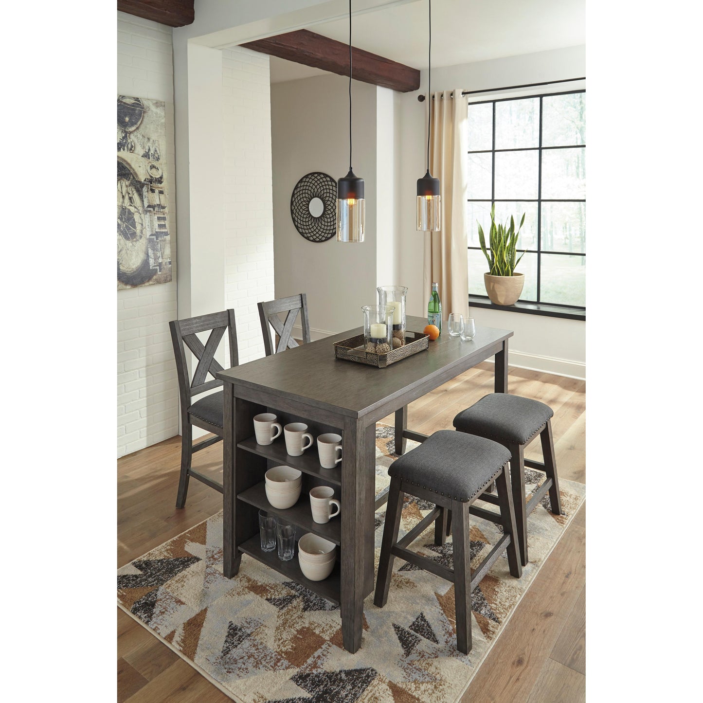  Signature Design by Ashley Caitbrook Counter Height Stool D388-124 IMAGE 4