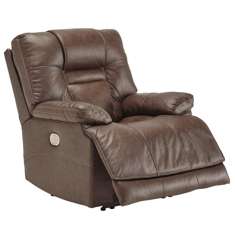Signature Design by Ashley Wurstrow Power Leather Match Recliner U5460313 IMAGE 2