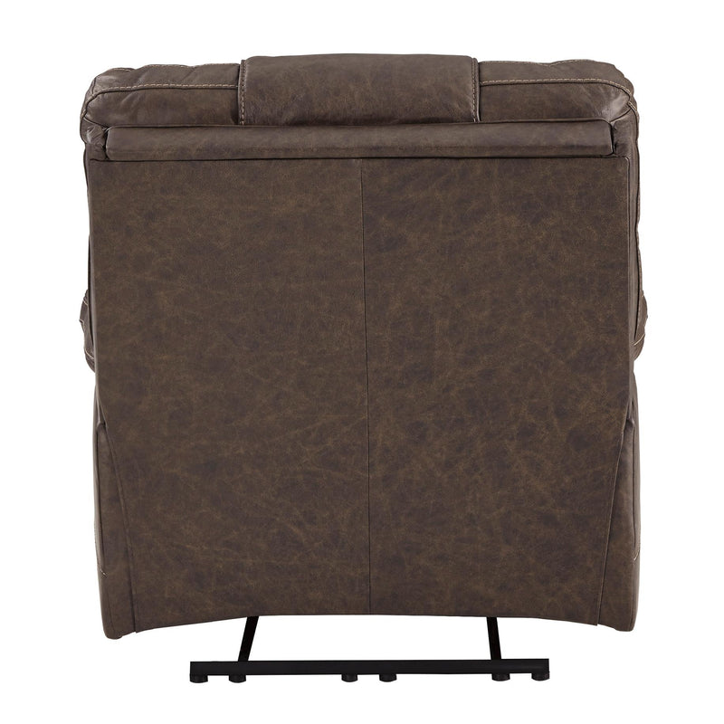 Signature Design by Ashley Wurstrow Power Leather Match Recliner U5460313 IMAGE 4