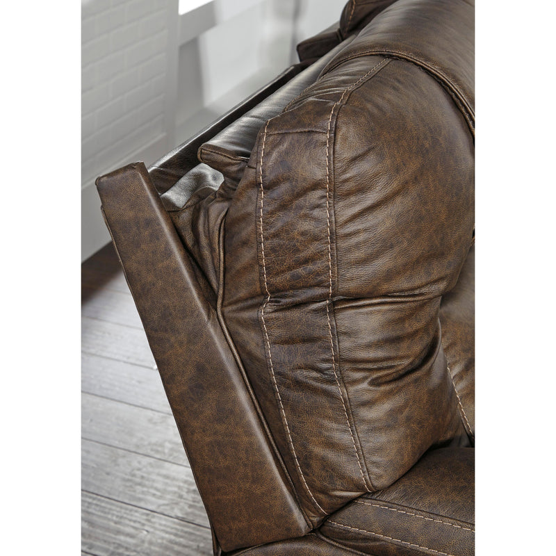 Signature Design by Ashley Wurstrow Power Leather Match Recliner U5460313 IMAGE 7