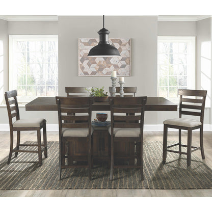  Elements International Colorado Counter Height Dining Table with Pedestal Base DCO100CDTTB IMAGE 4