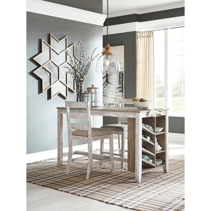  Signature Design by Ashley Skempton Counter Height Dining Table with Trestle Base D394-32 IMAGE 6