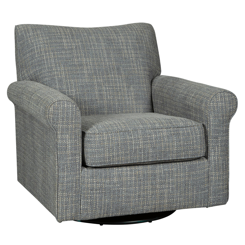  Signature Design by Ashley Renley Swivel Glider Fabric Accent Chair A3000002 IMAGE 1