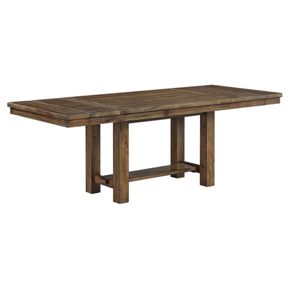  Signature Design by Ashley Moriville Dining Table with Trestle Base D631-45 IMAGE 1