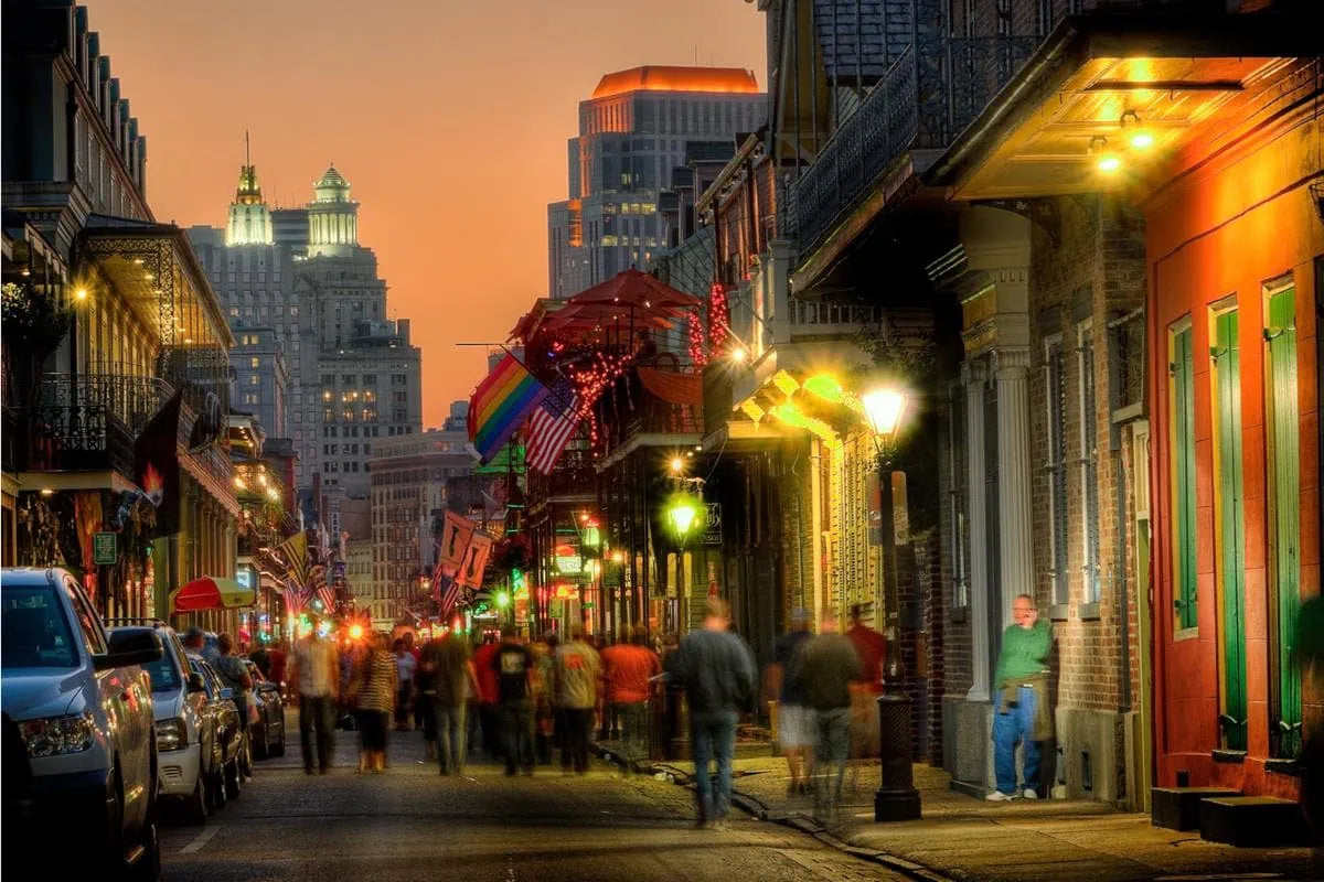 54739 Bourbon Sunset  45x60 Classy Art
