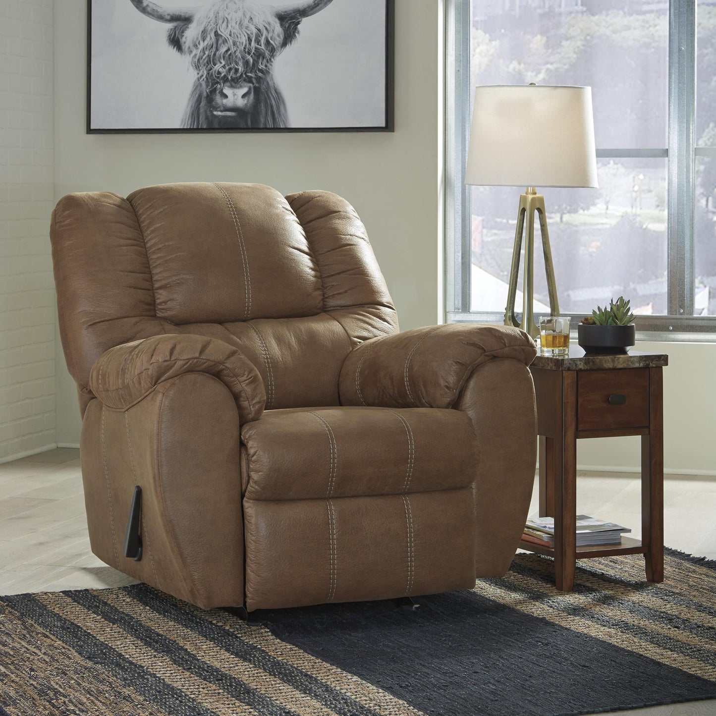 Signature Design by Ashley McGann Rocker Leather Look Recliner 1030225 IMAGE 3