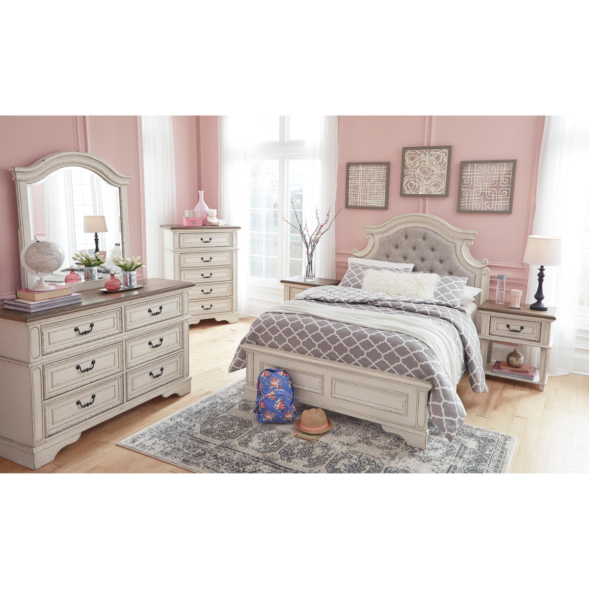  Signature Design by Ashley Realyn B743B14 Full Panel Bed IMAGE 5