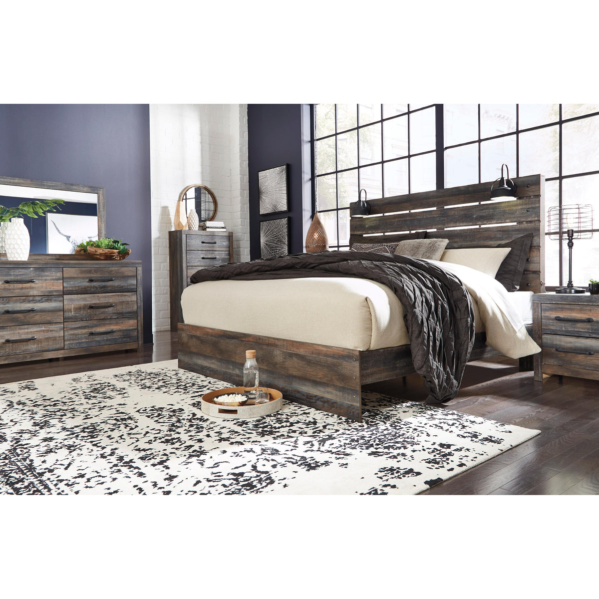  Signature Design by Ashley Drystan King Panel Bed B211-58/B211-56/B211-97 IMAGE 5