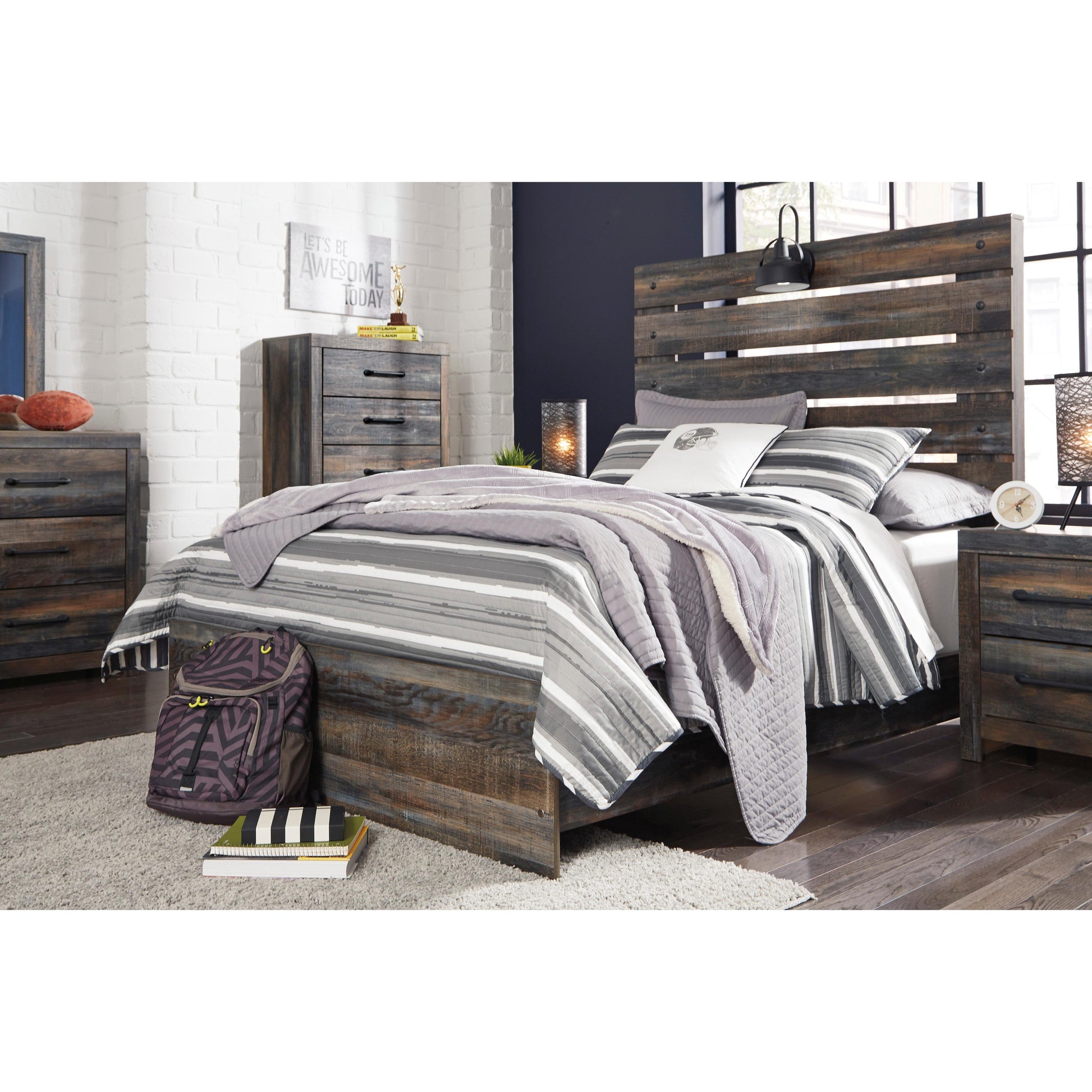 Signature Design by Ashley Drystan B211B3 Full Panel Bed IMAGE 5