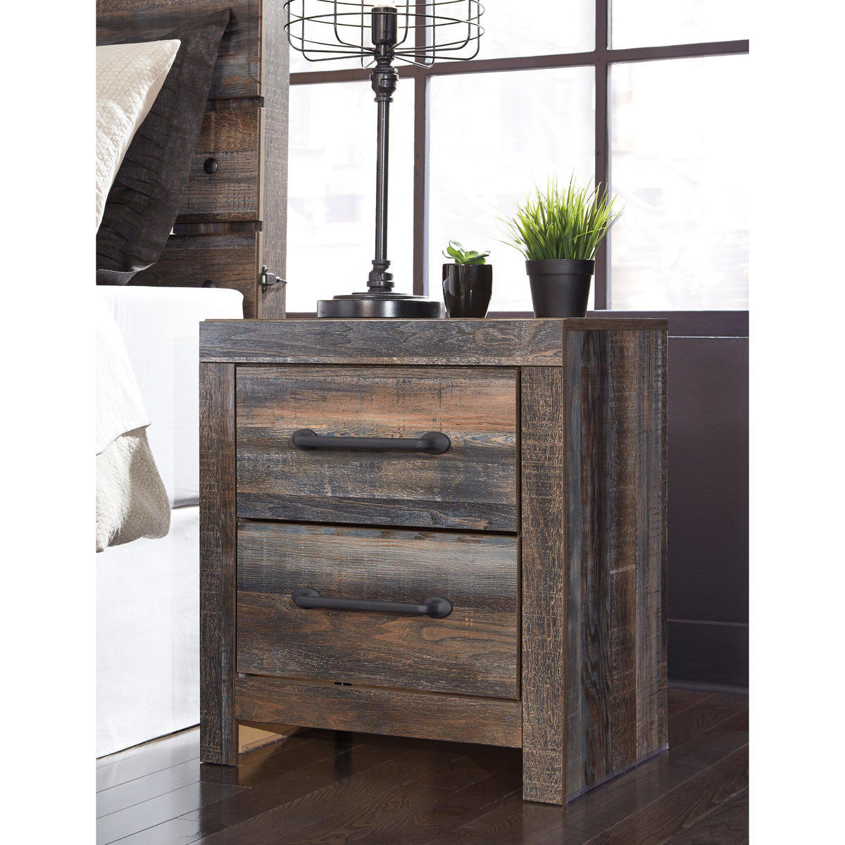  Signature Design by Ashley Drystan 2-Drawer Nightstand B211-92 IMAGE 4