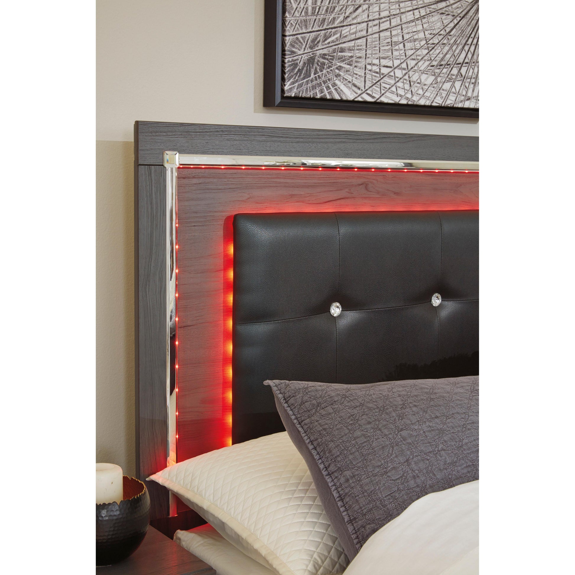 Signature Design by Ashley Lodanna Queen Panel Bed with Storage B214-57/B214-54S/B214-96 IMAGE 4