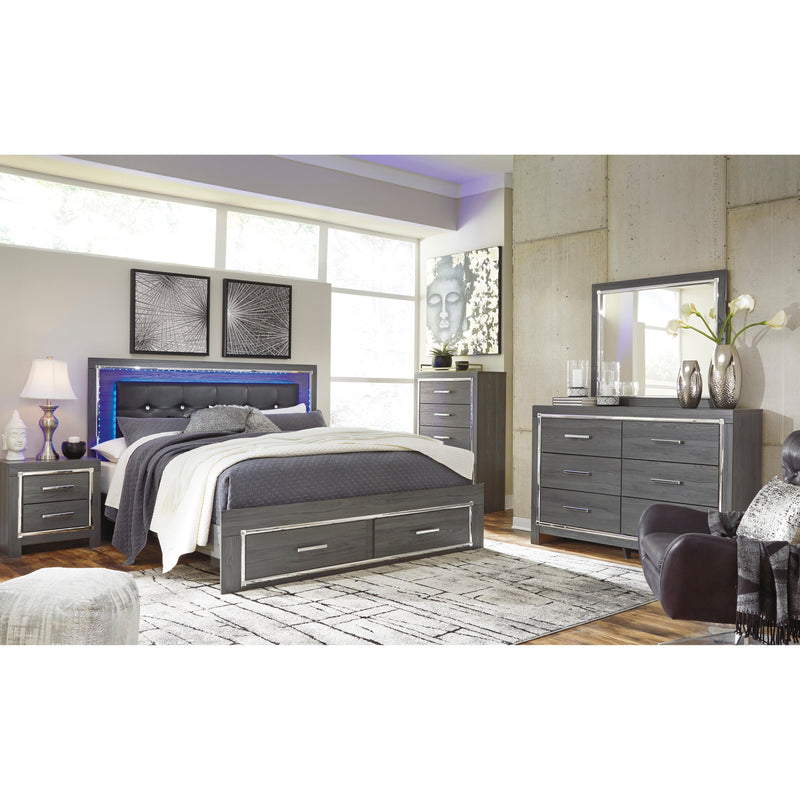 Signature Design by Ashley Lodanna King Upholstered Panel Bed with Storage B214-58/B214-56S/B214-97 IMAGE 13