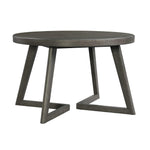  Elements International Round Cross Dining Table DCR500RDTE IMAGE 1