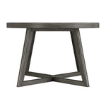  Elements International Round Cross Dining Table DCR500RDTE IMAGE 2