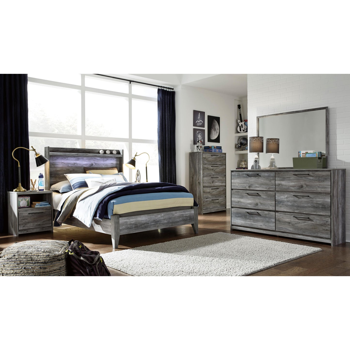  Signature Design by Ashley Baystorm B221B21 Full Panel Bed IMAGE 10
