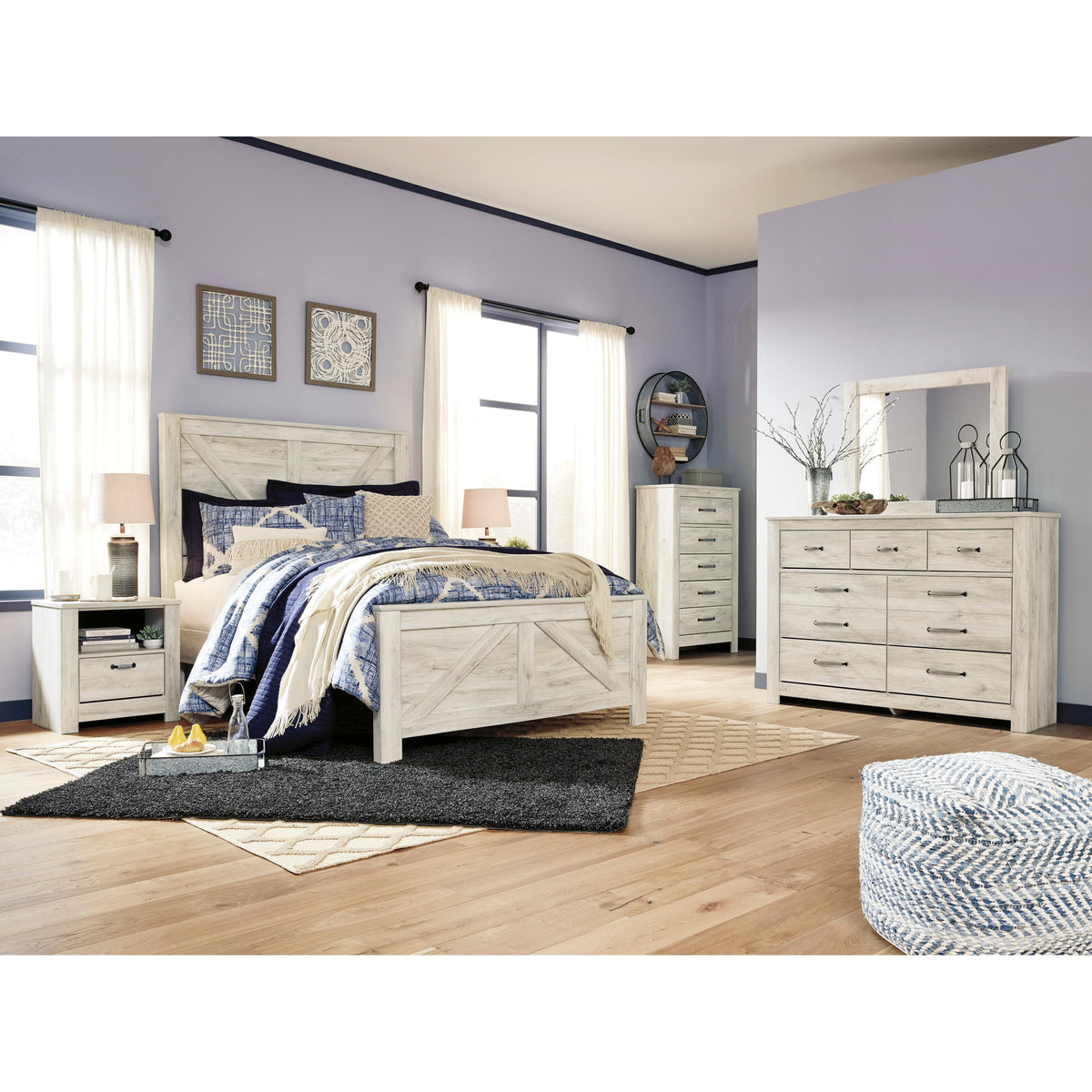  Signature Design by Ashley Bellaby Queen Panel Bed B331-157/B331-154/B331-196 IMAGE 6