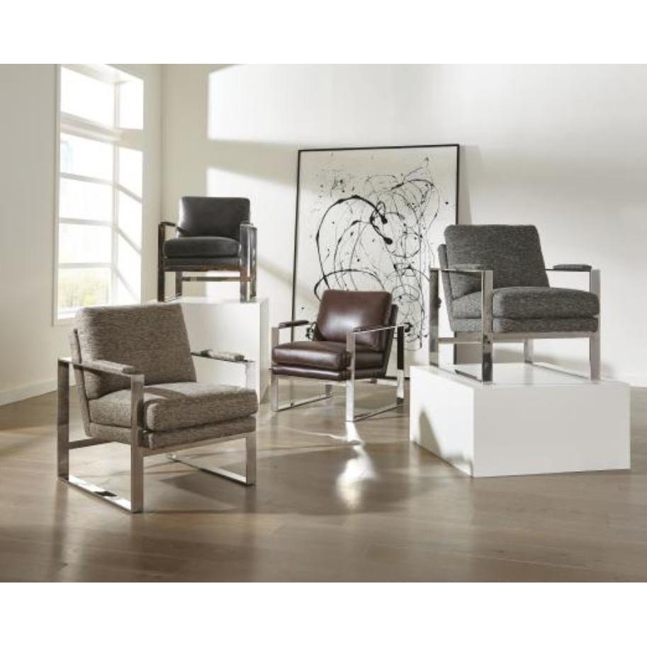  Jackson Furniture Moneta Stationary Leather Accent Chair 708-20 3001-58 IMAGE 3