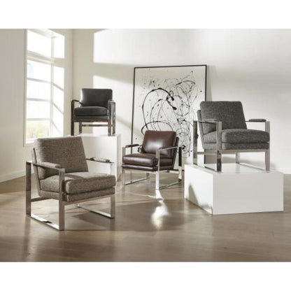  Jackson Furniture Moneta Stationary Leather Accent Chair 708-20 3001-58 IMAGE 3