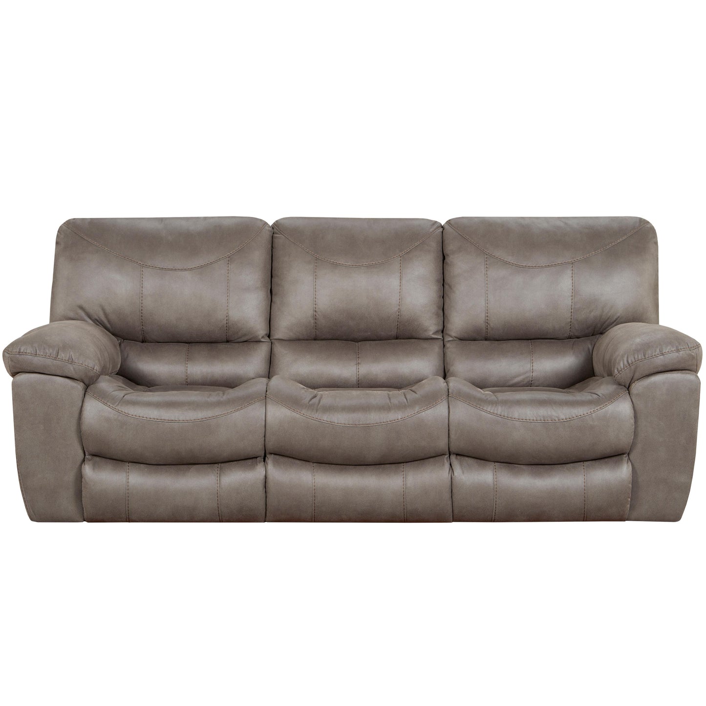  Catnapper Trent Reclining Fabric and Leather Look Sofa 1921 1153-18 IMAGE 1